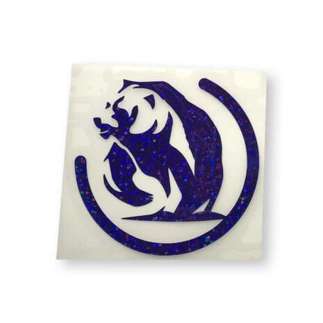 Holographic Holographic Royal Blue sample transfer