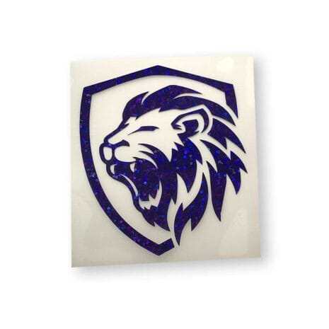 Holographic Holographic Royal Blue sample transfer