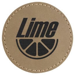 Custom Laser Faux Leather Patch